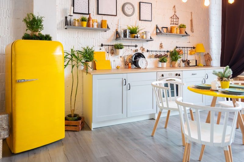 colourful kitchen