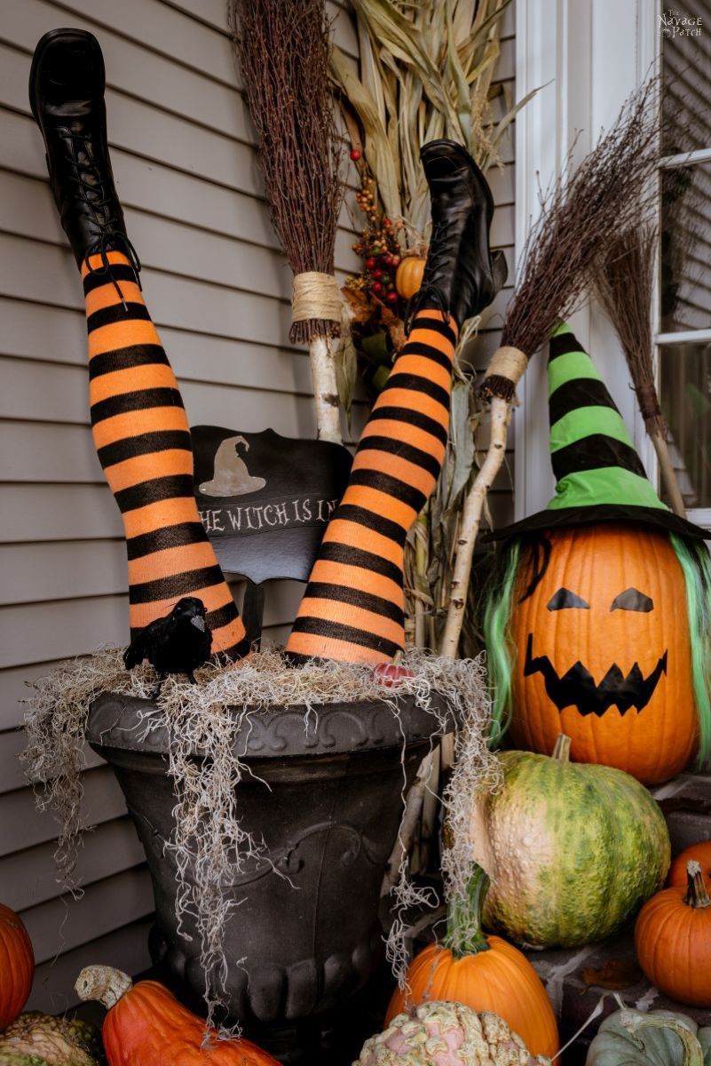 Wicked Witch Legs for Halloween Decoration