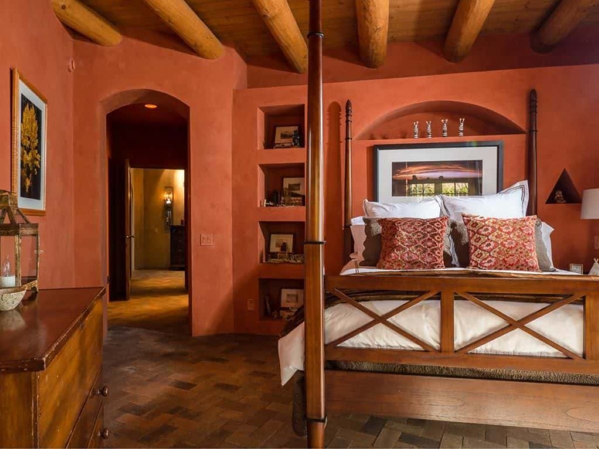 Rustic Red Bedroom