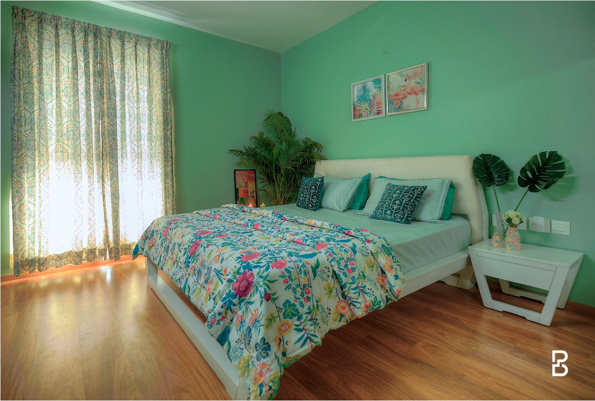 Bedroom Interior Design Aqua color