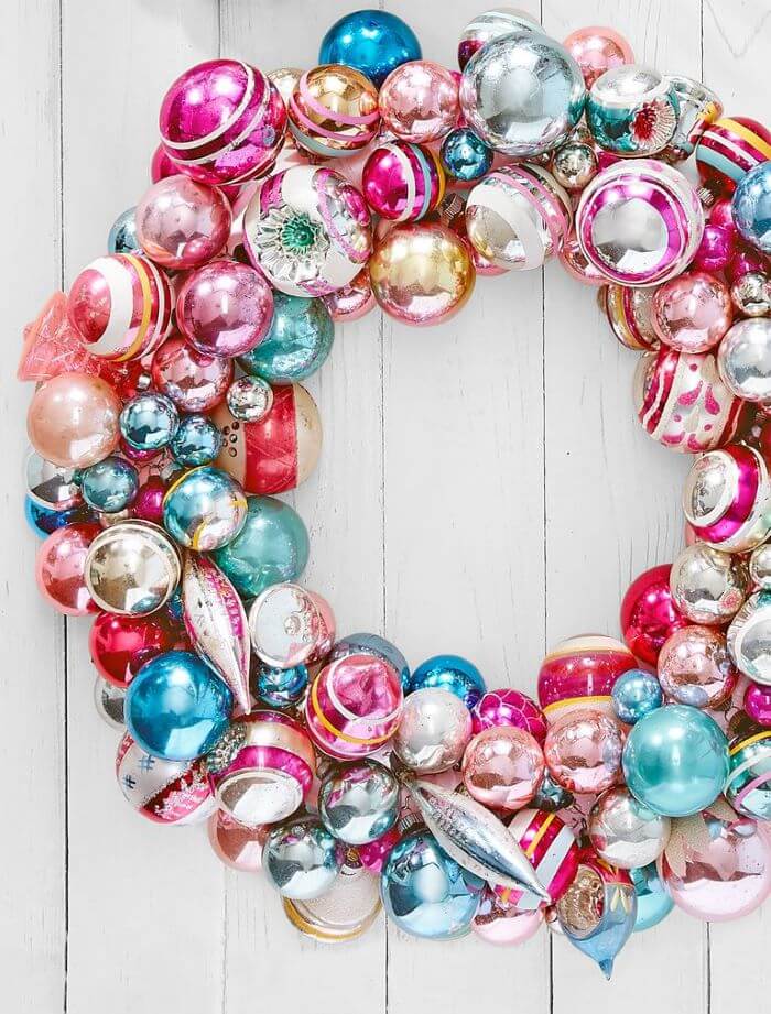 DIY Christmas Decoration Idea with color balls