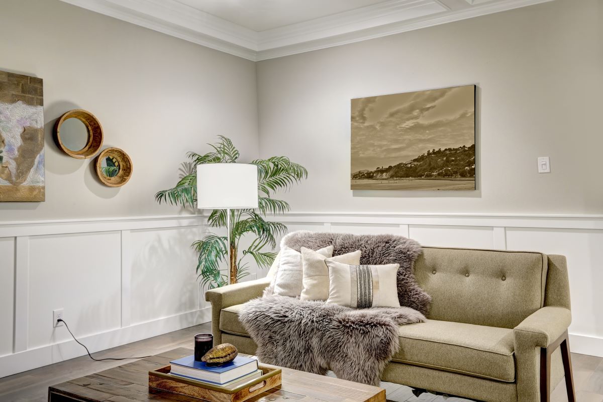 beige minimalist home design 