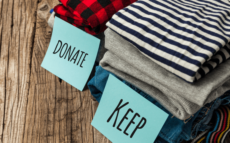 Thrift and Donate your clothes 