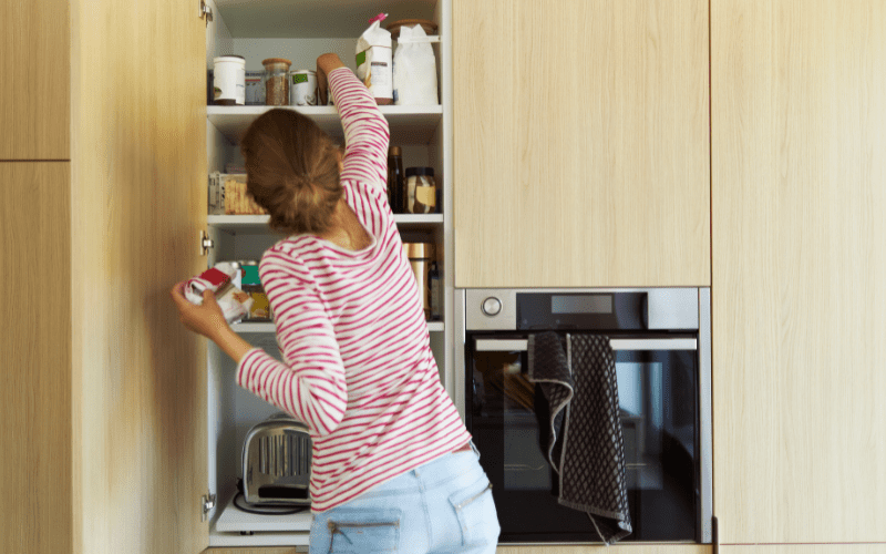 Reorganize your kitchen, maintain cleanliness