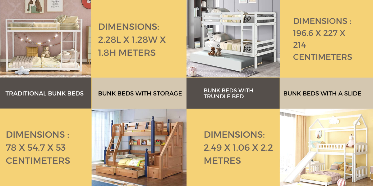 TYPES OF BUNK BEDS FOR KIDS.