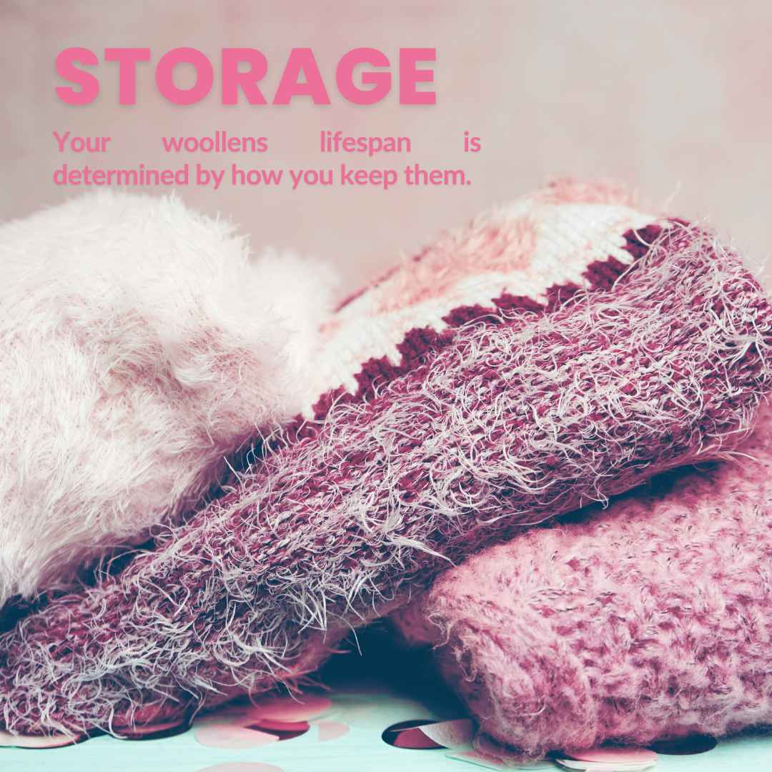 How to store woollen clothes?
