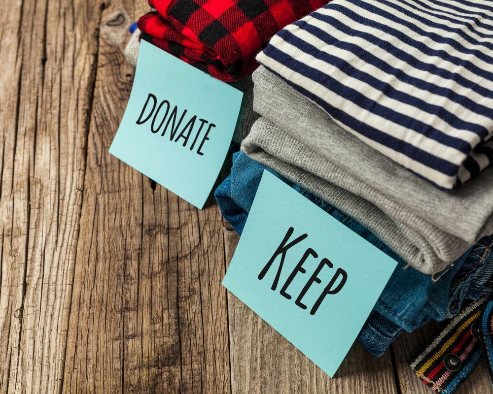 declutter and donate