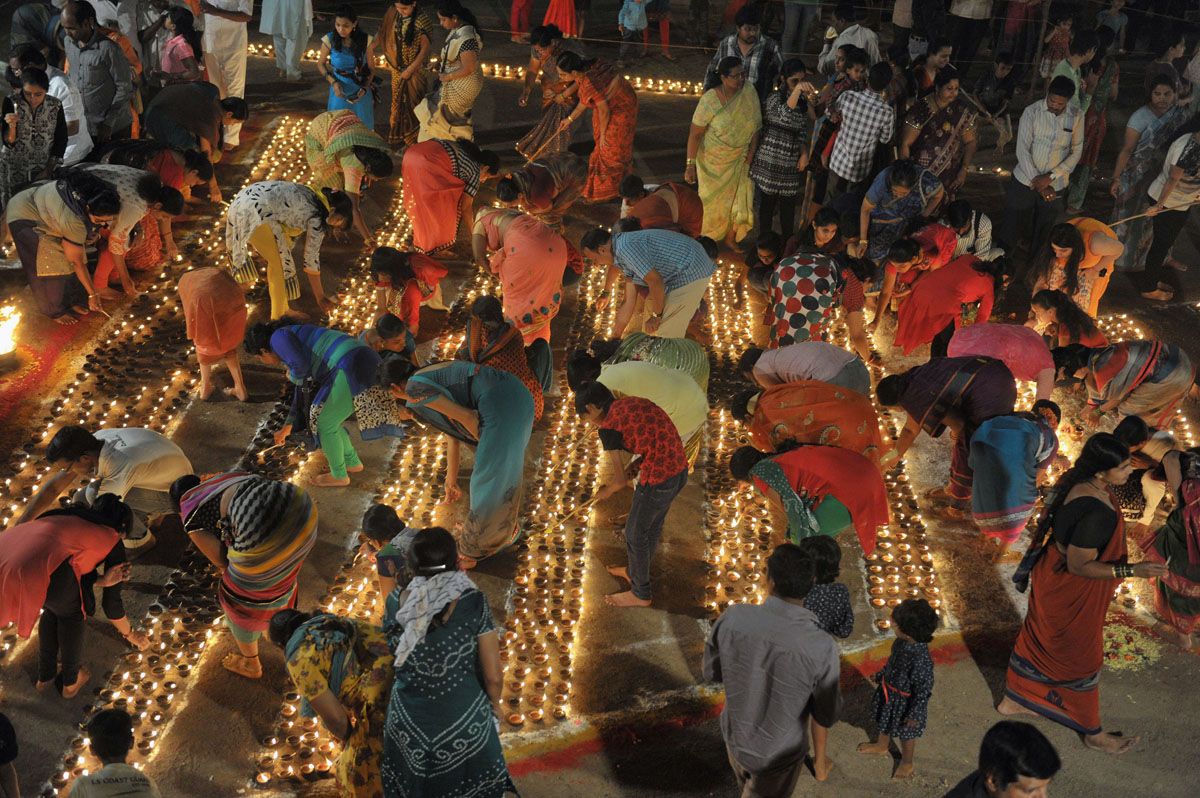 Night vigil on shivratri