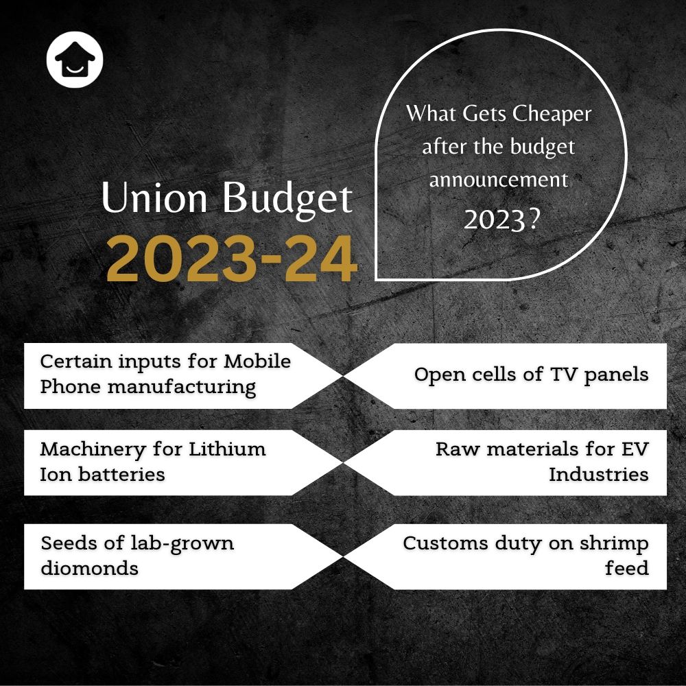 union budget - commodity getting cheaper