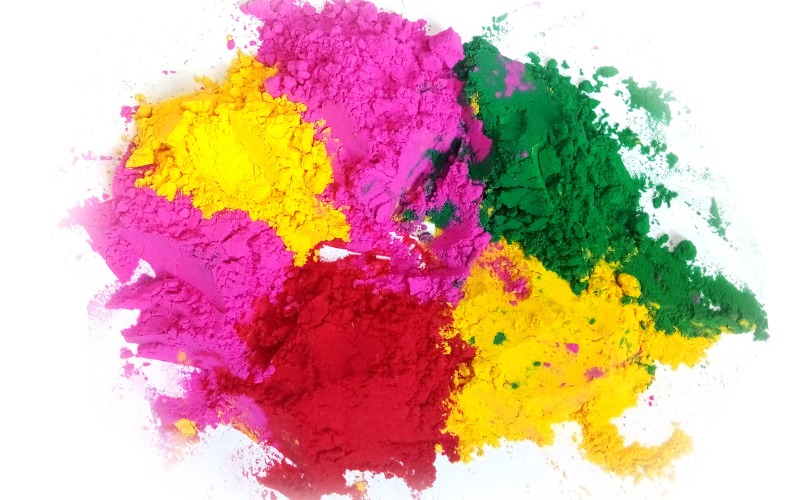 Holi colors