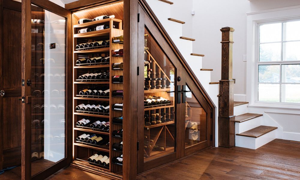 wine storage areas