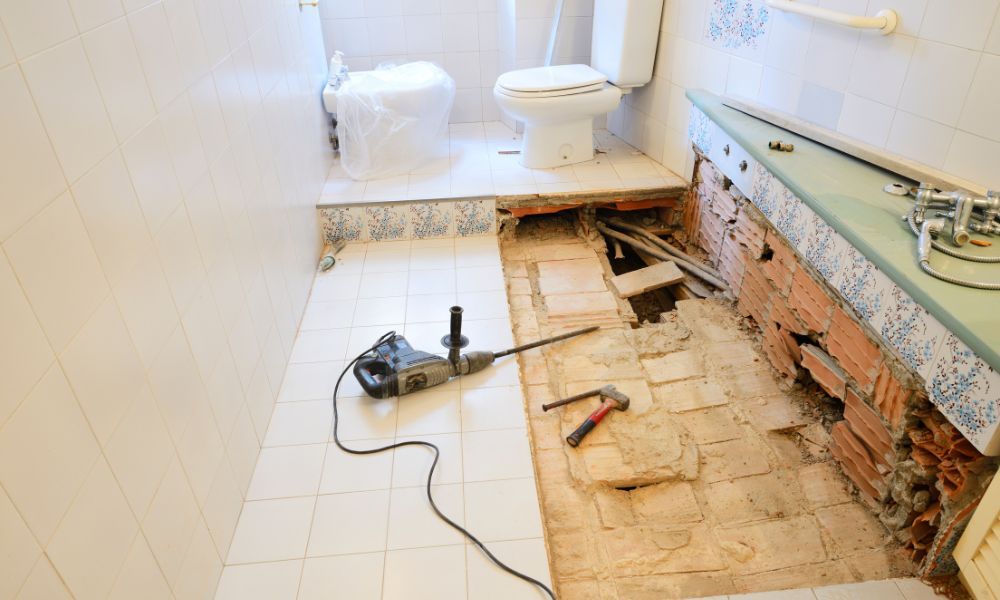 bathroom renovation scope