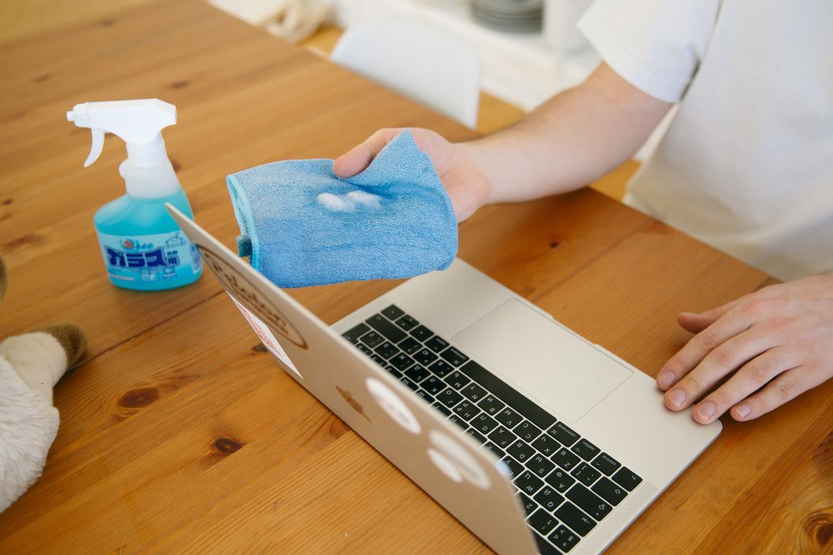 Disinfect your electronics