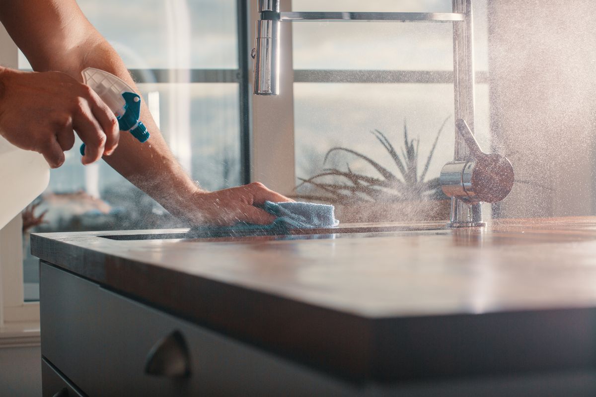 kitchen cleaning