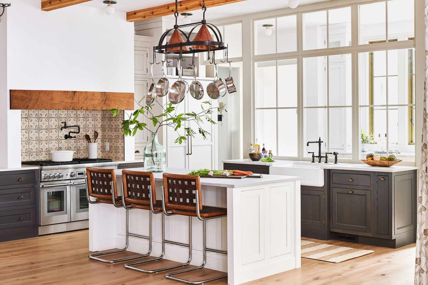 Kitchen with Industrial Farmhouse Chic
