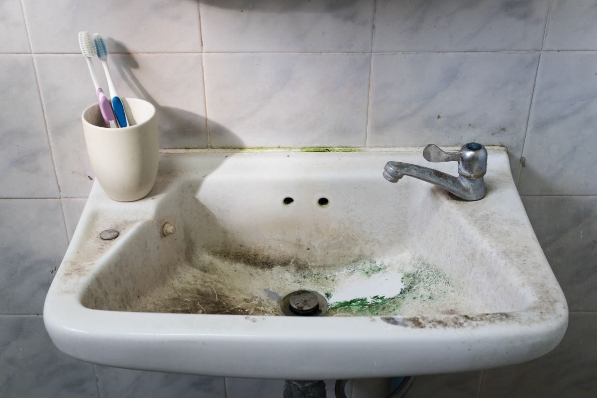 professional cleaning for dirty bathroom