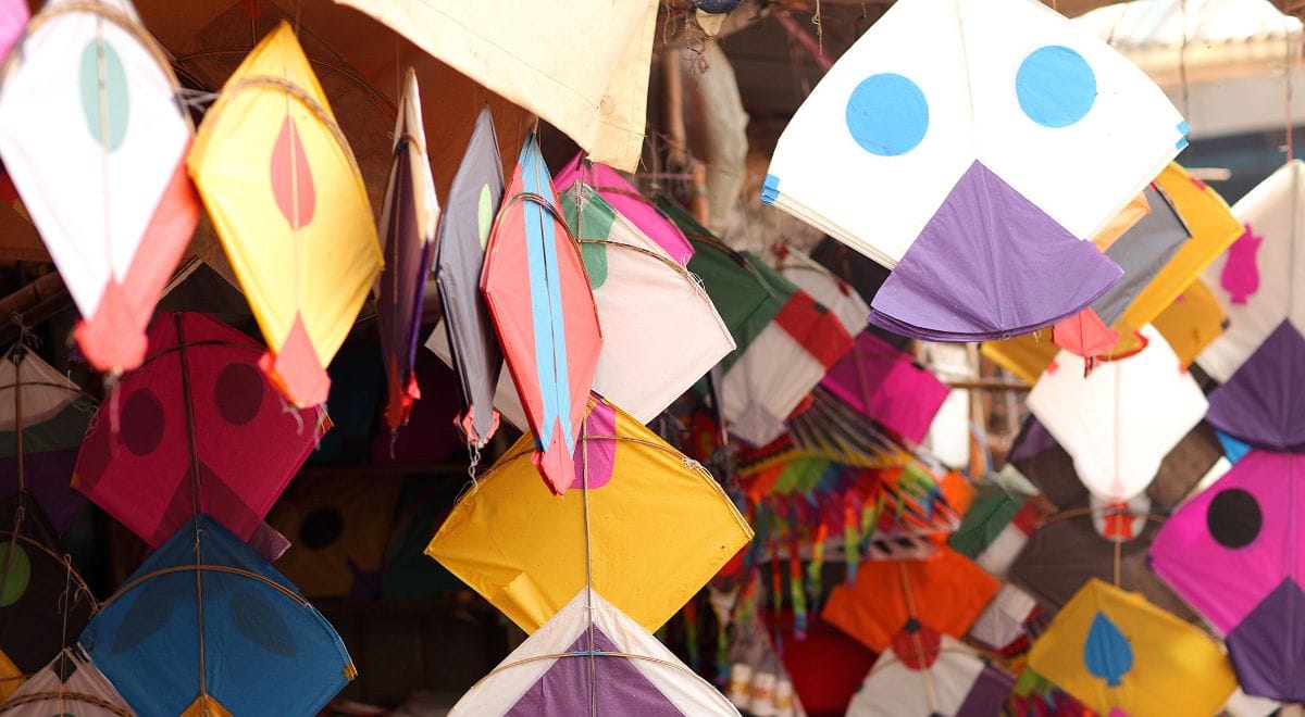 Games that are played traditionally during Makar Sankranti.