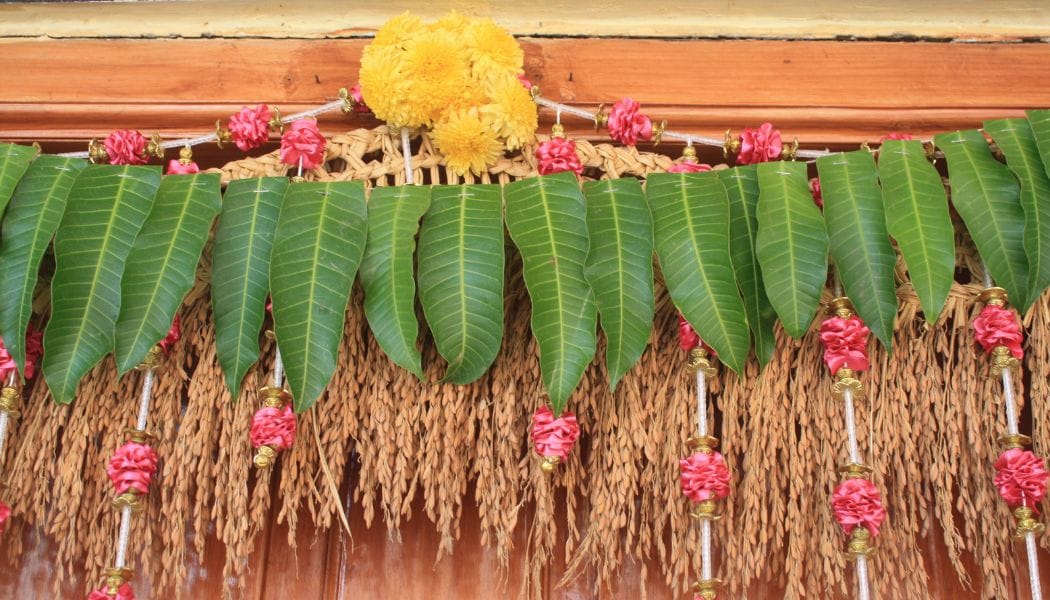 Door Decorations - Mango Leaf and Grain Toran
