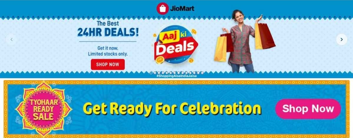 Jio Mart Tyohaar Ready Sale