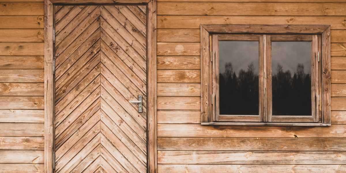 Rustic Retreat wooden door design