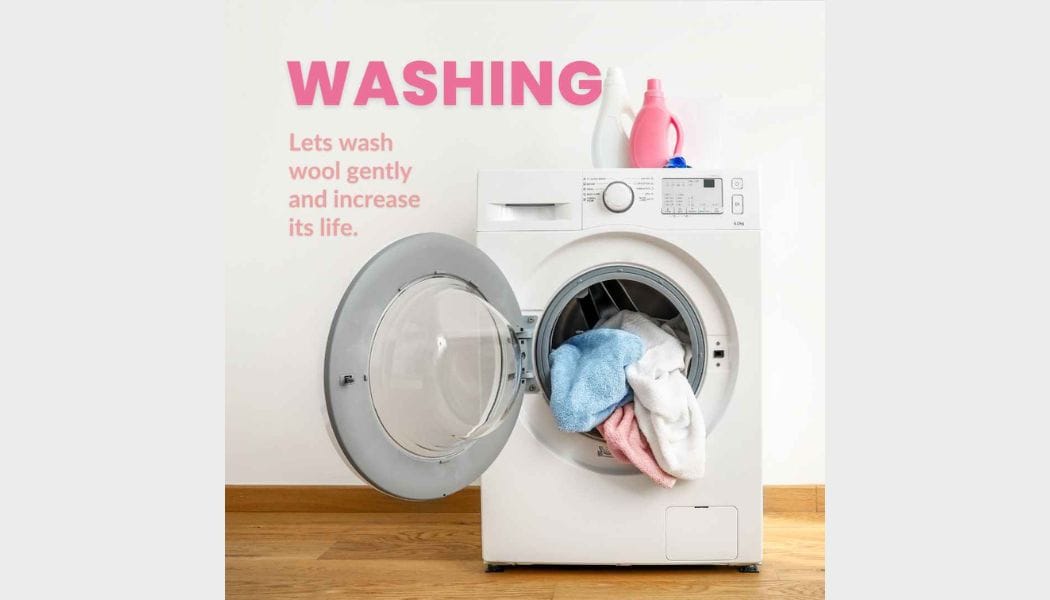 Washing woollen clothes
