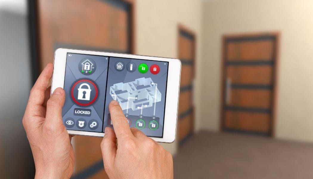Locking Smart Home Door Through Remote Access