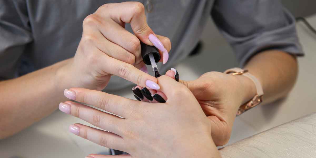 Woman getting a Pedicure done