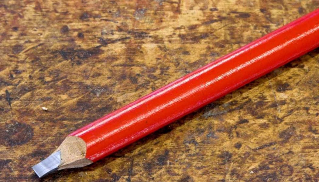 red carpenter pencil