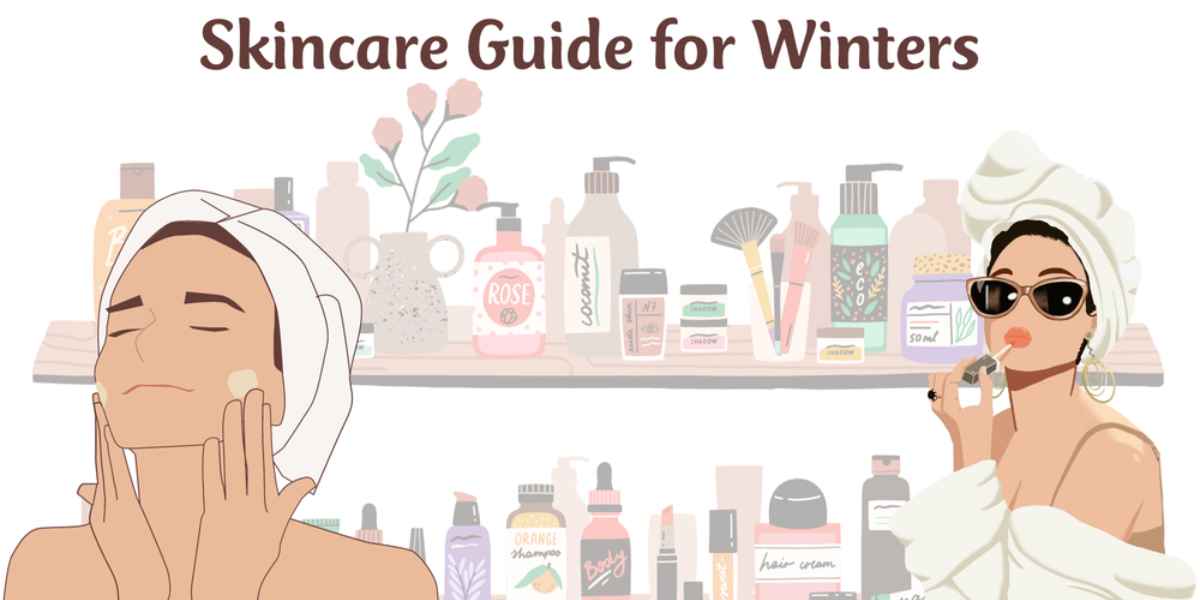 Illustrations of skincare guide