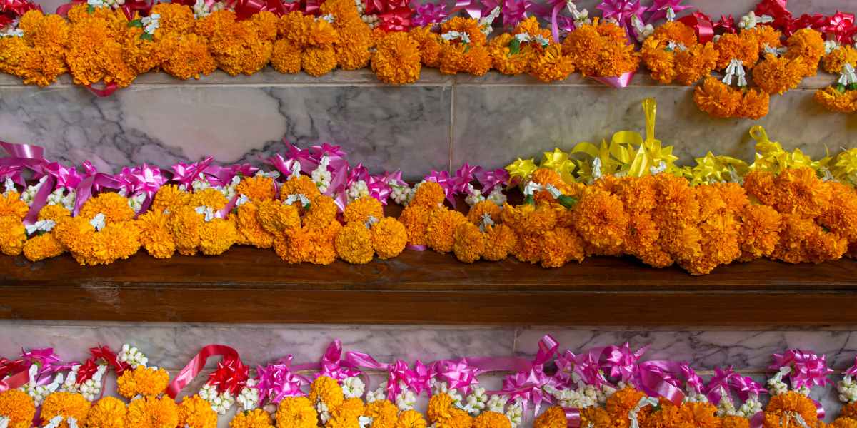 Decorate Entrance of your home with Flower Garlands