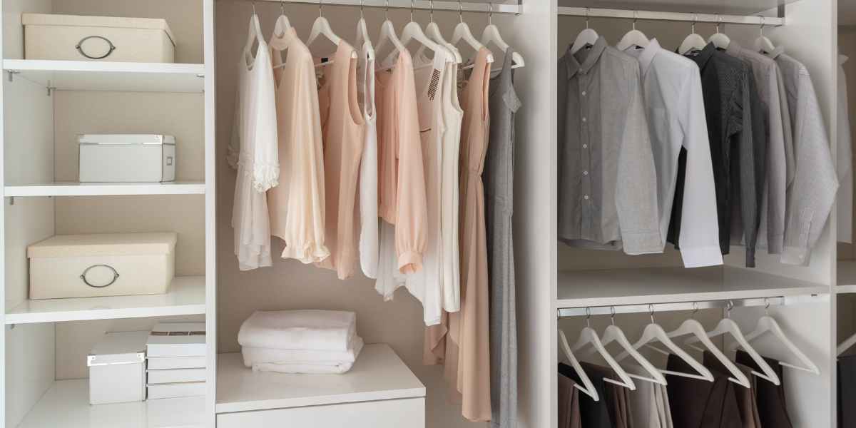 Hang clothes in closets