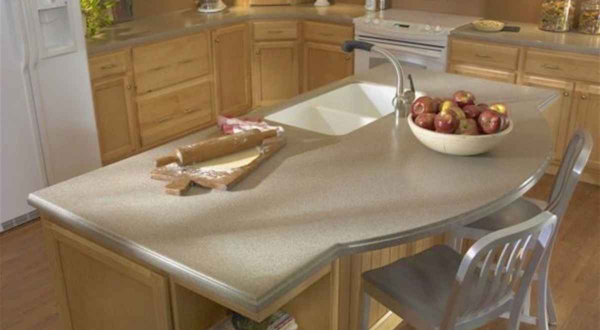 Solid surface counter