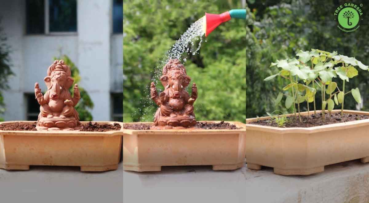 Eco friendly Ganesha Idol
