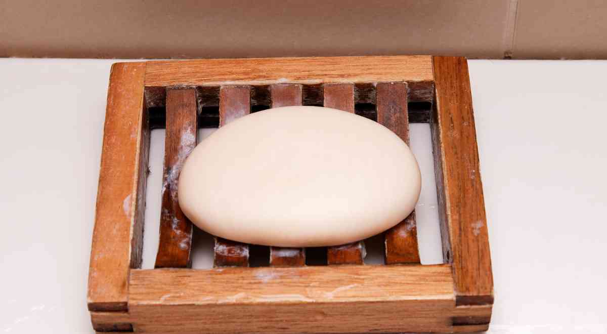 wooden soap tray