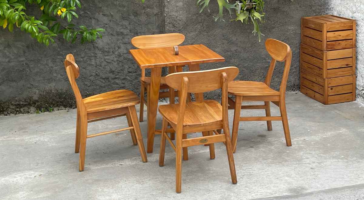 wooden chairs