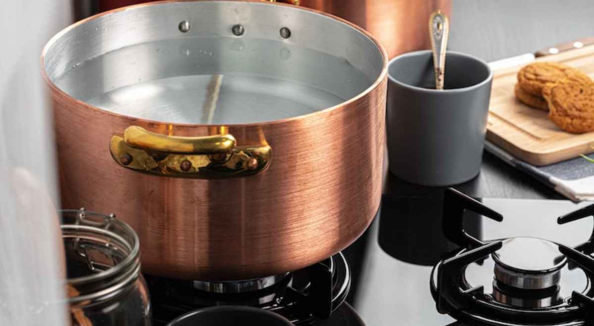 cookware on gas stove