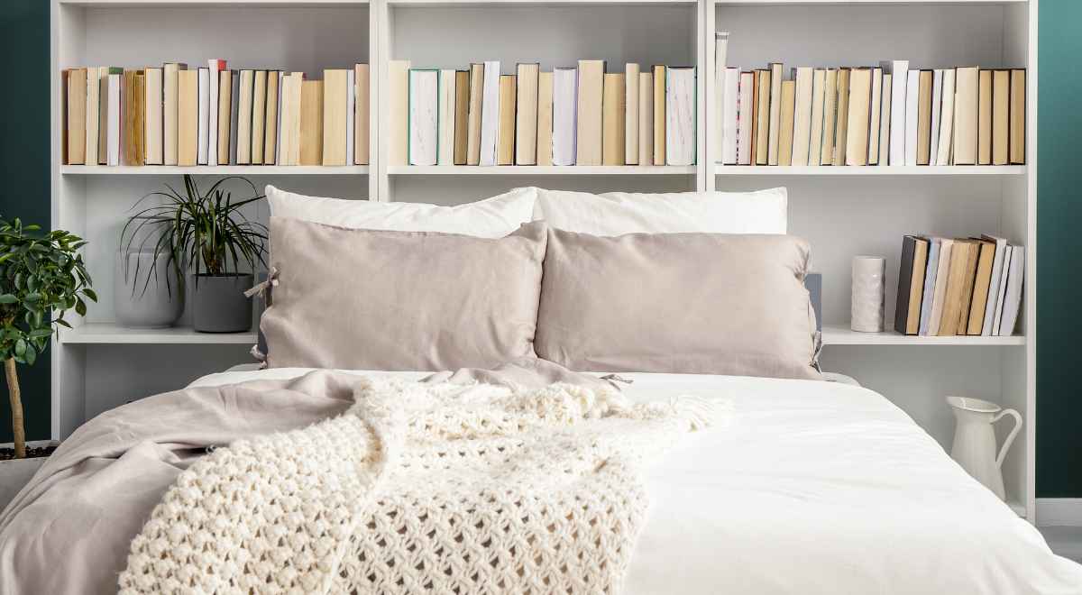 bedside bookshelf