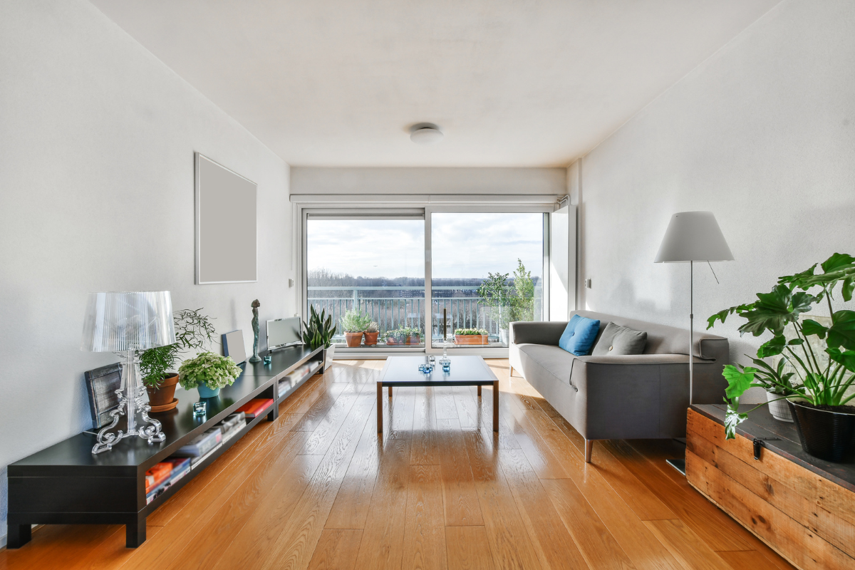 A neat and tidy living room is just a 10 minute job