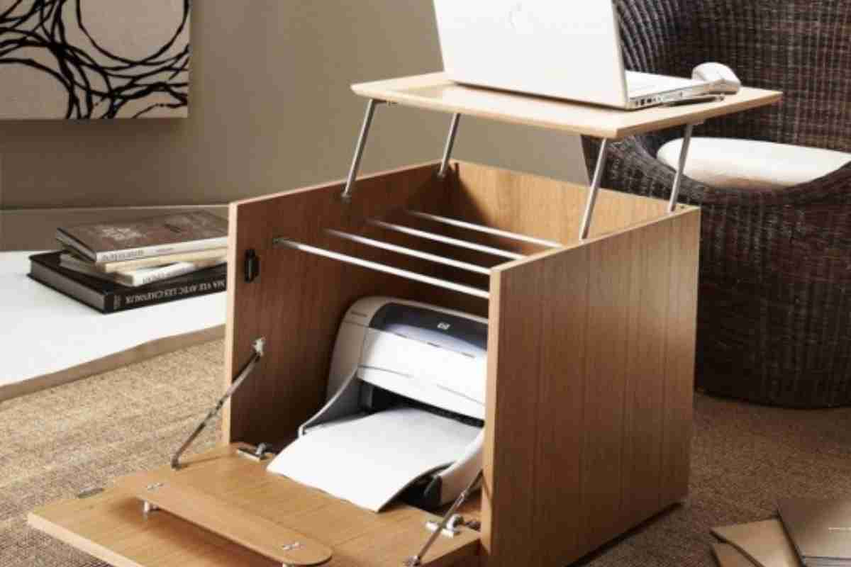 A folding work unit