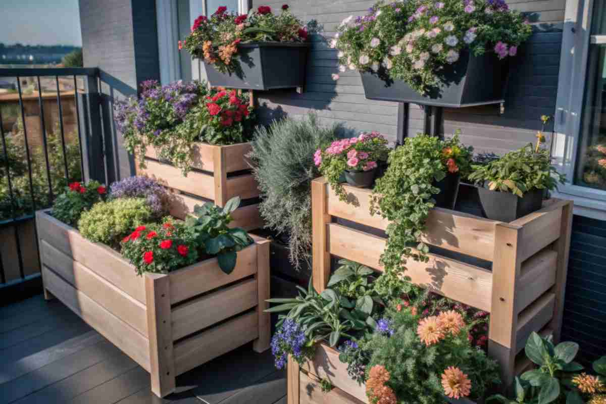 small balcony herb garden