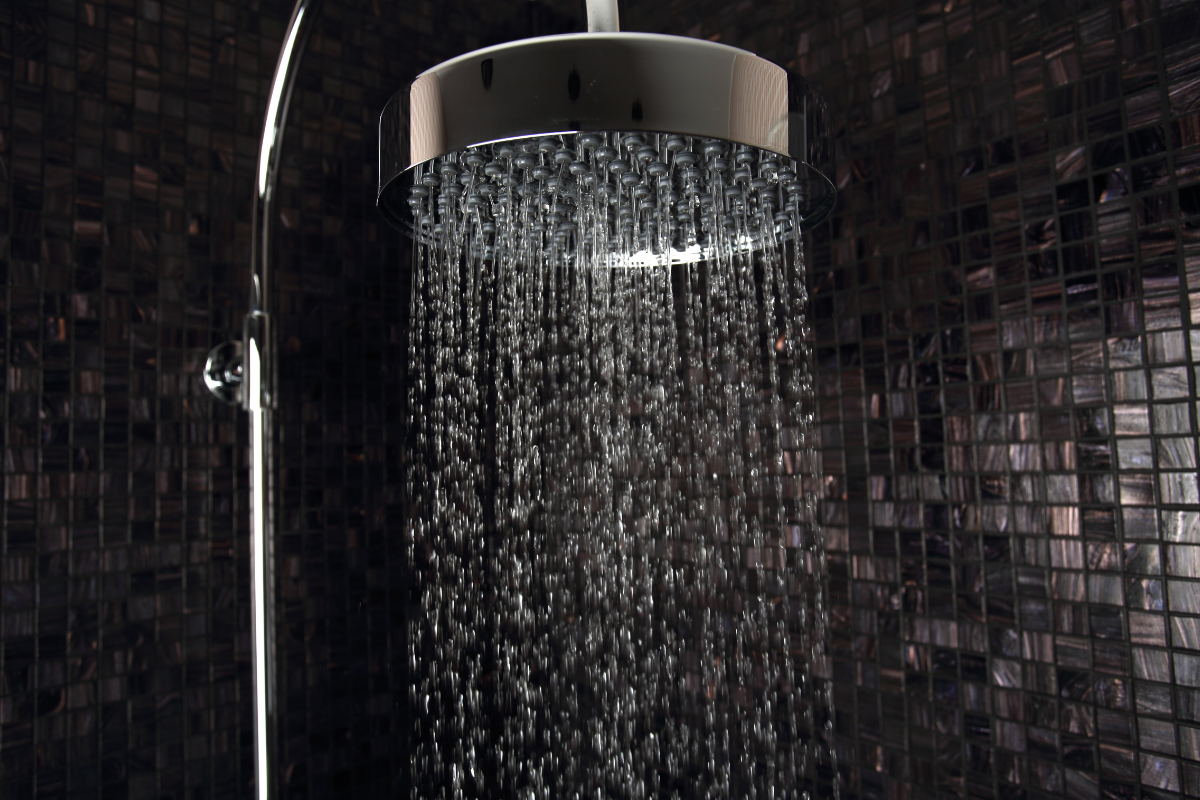 A rain shower head