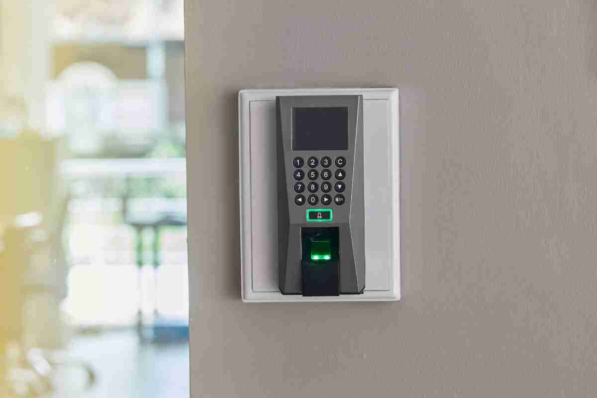 A siren security system that requires a password