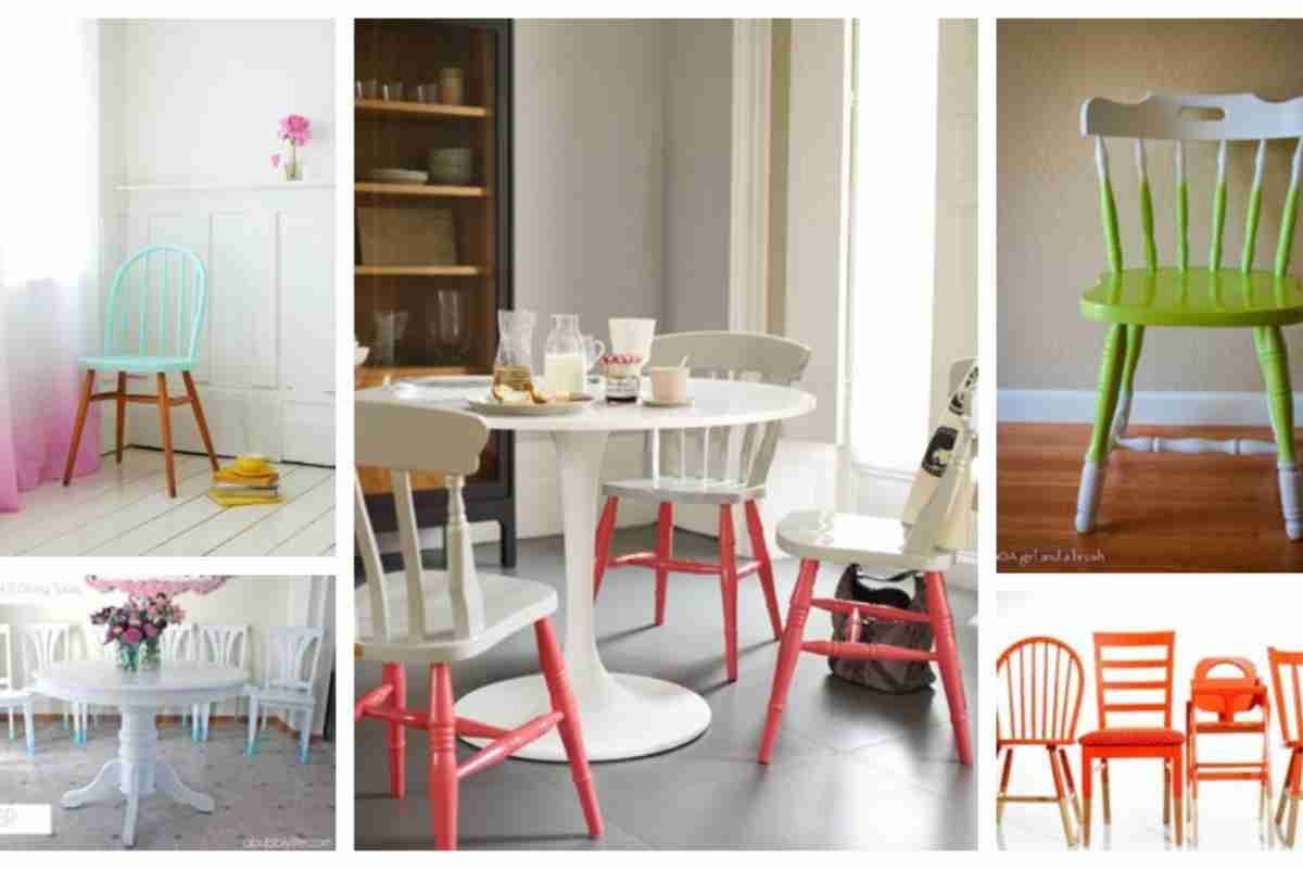 Different ideas for painted chairs