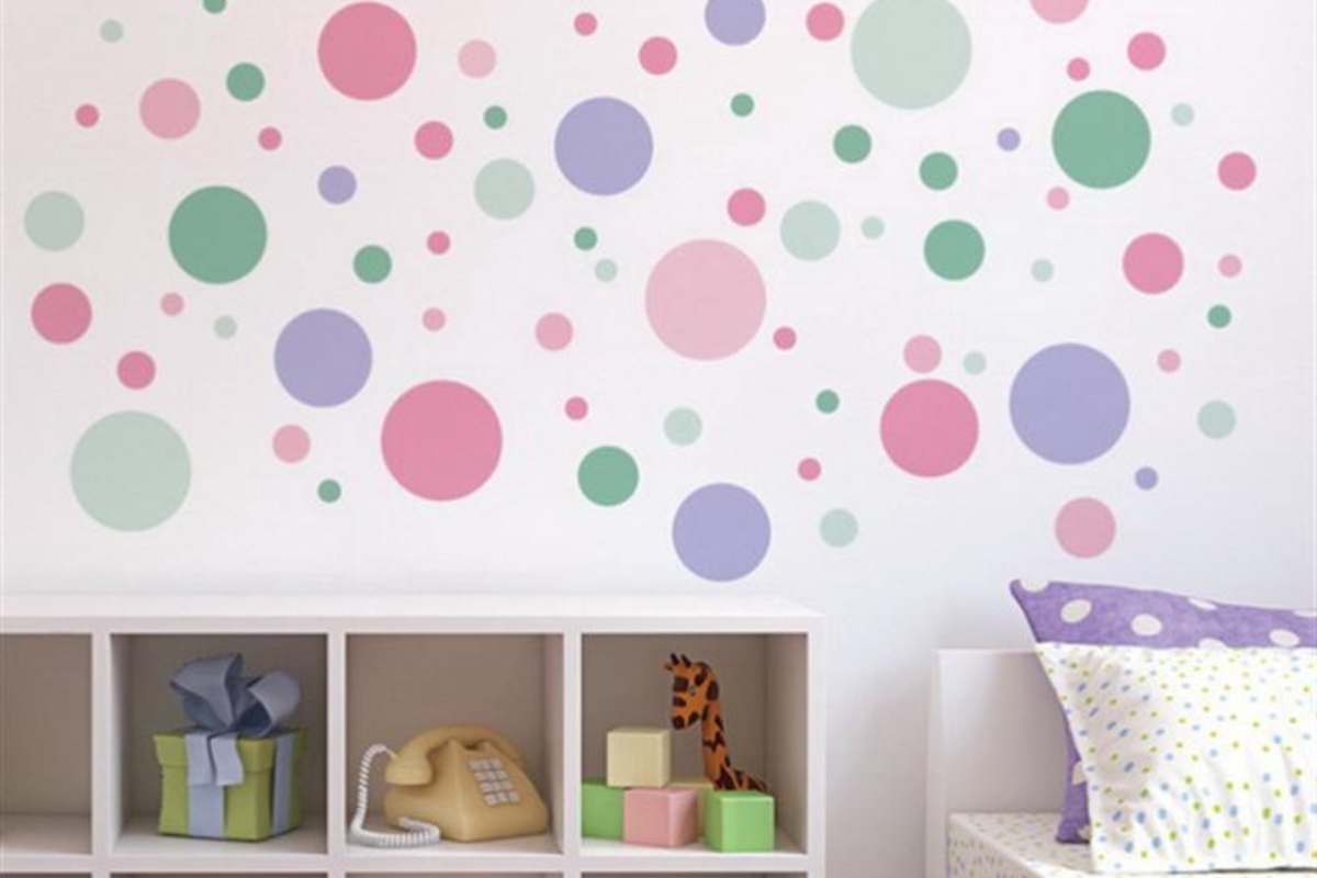 Pastel polka dots