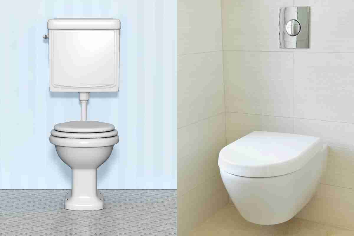 Floor WC vs wall mounted WCs in a small bathroom