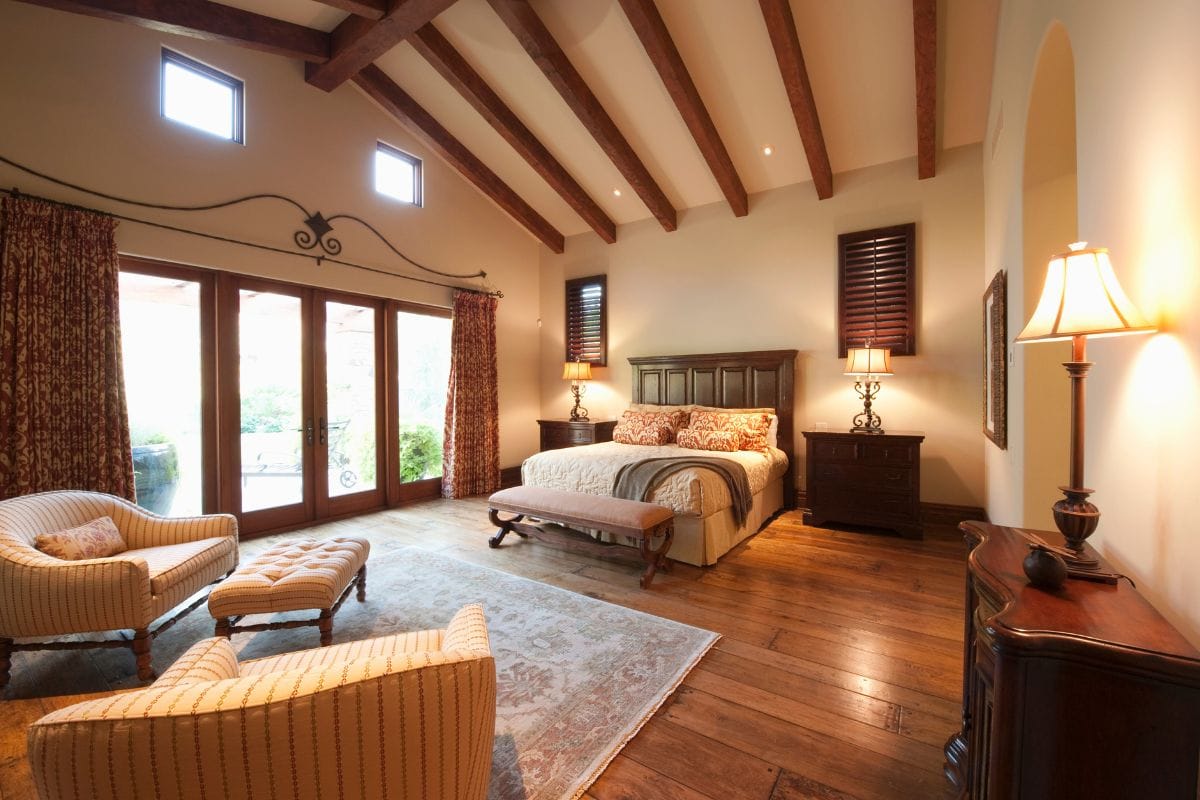 Add ceiling beams