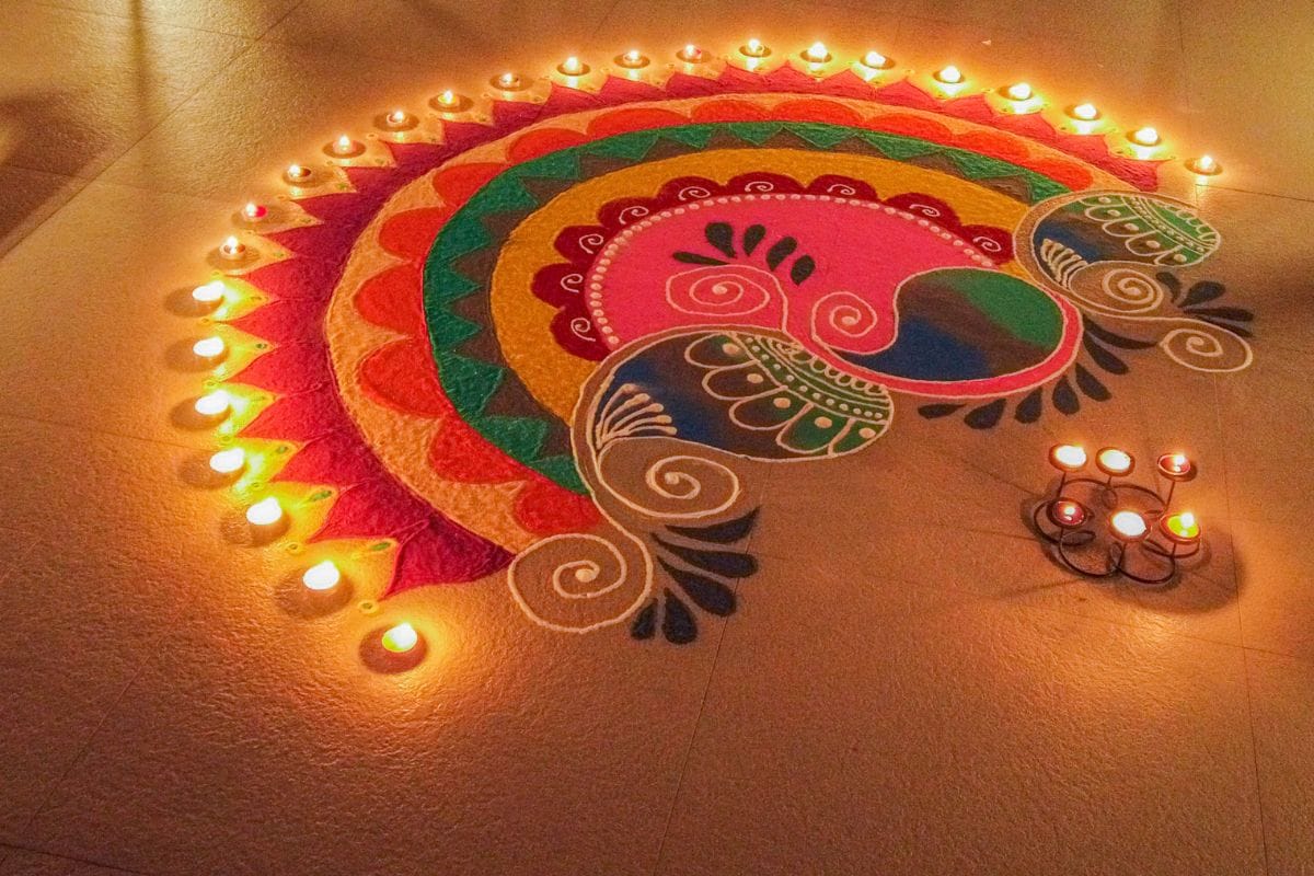Biodegradable Rangoli