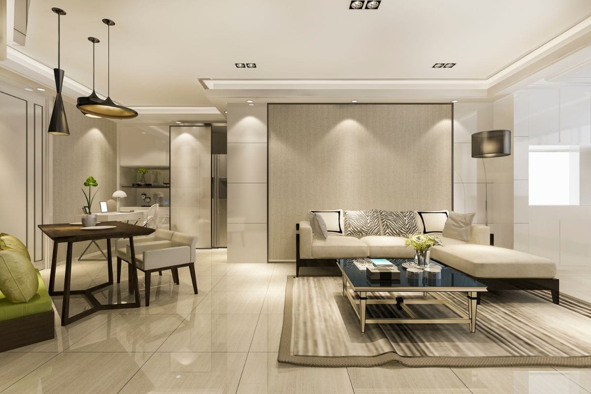 Contemporary living room