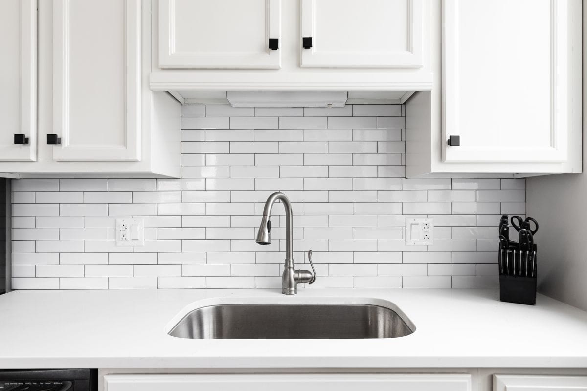 A Mirrored Backsplash