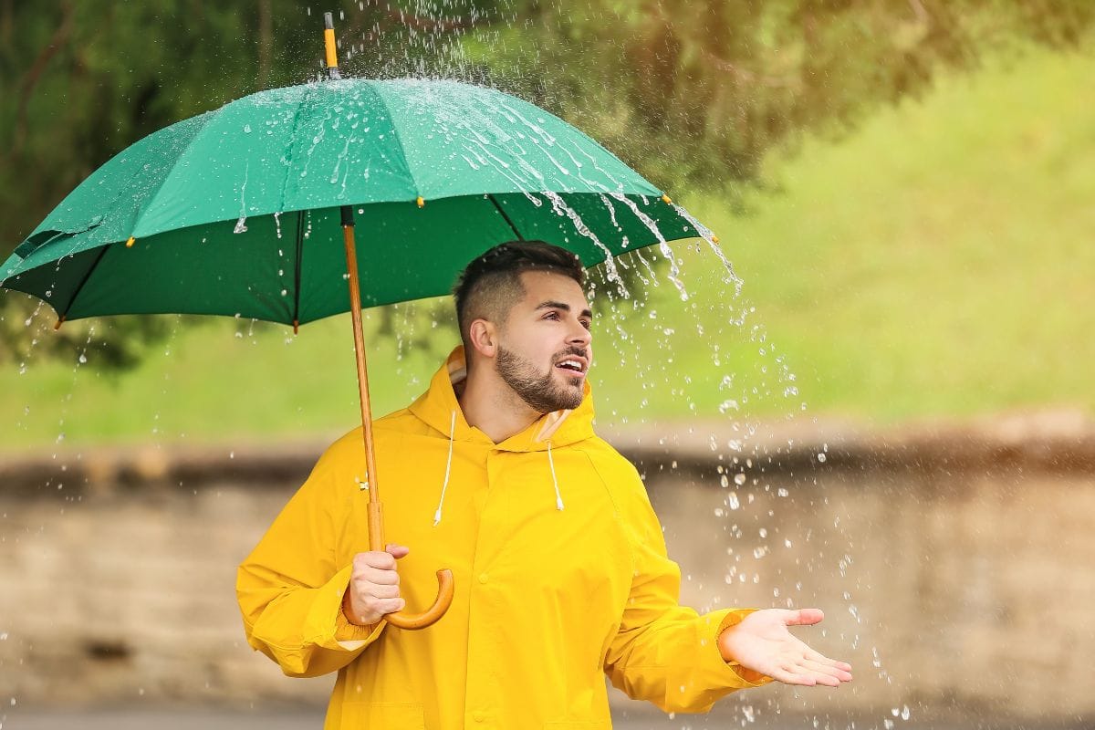 Prepare rain gear